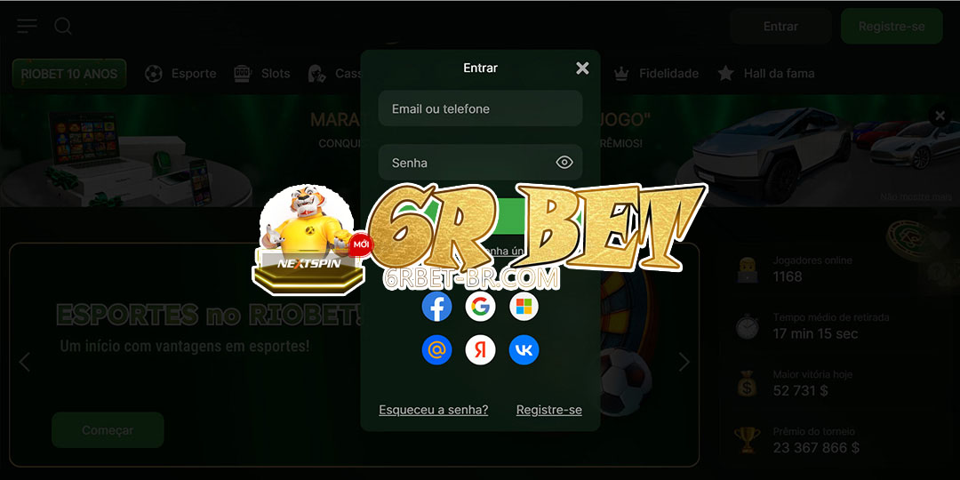 6r bet login